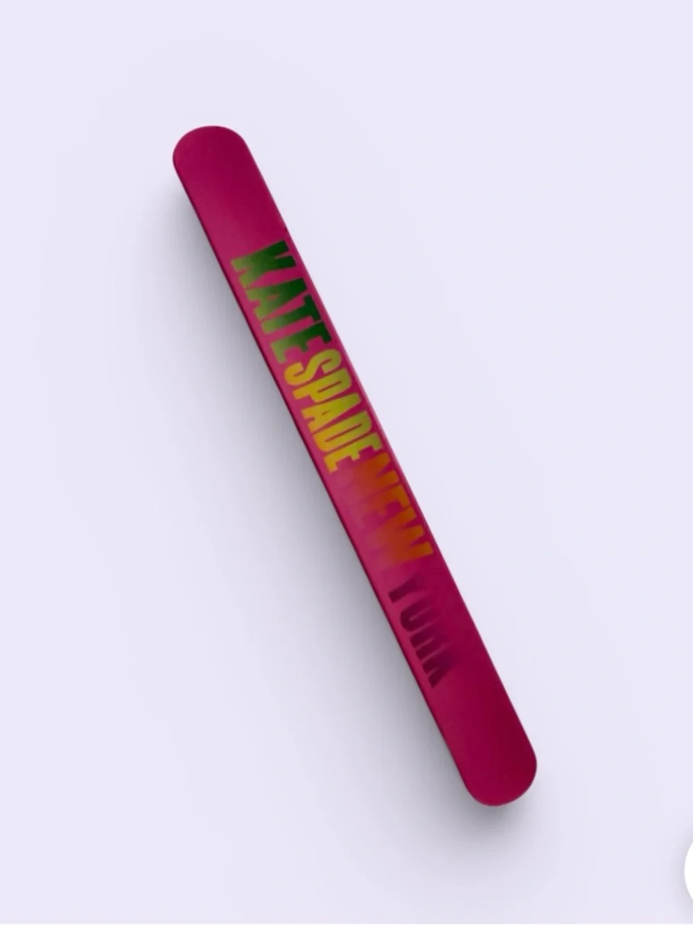 NEW•♠️kate spade♠️Unique Hot Pink Retro Slap Bracelet - Picture 2 of 15